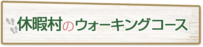 休暇村ウォーキングコース